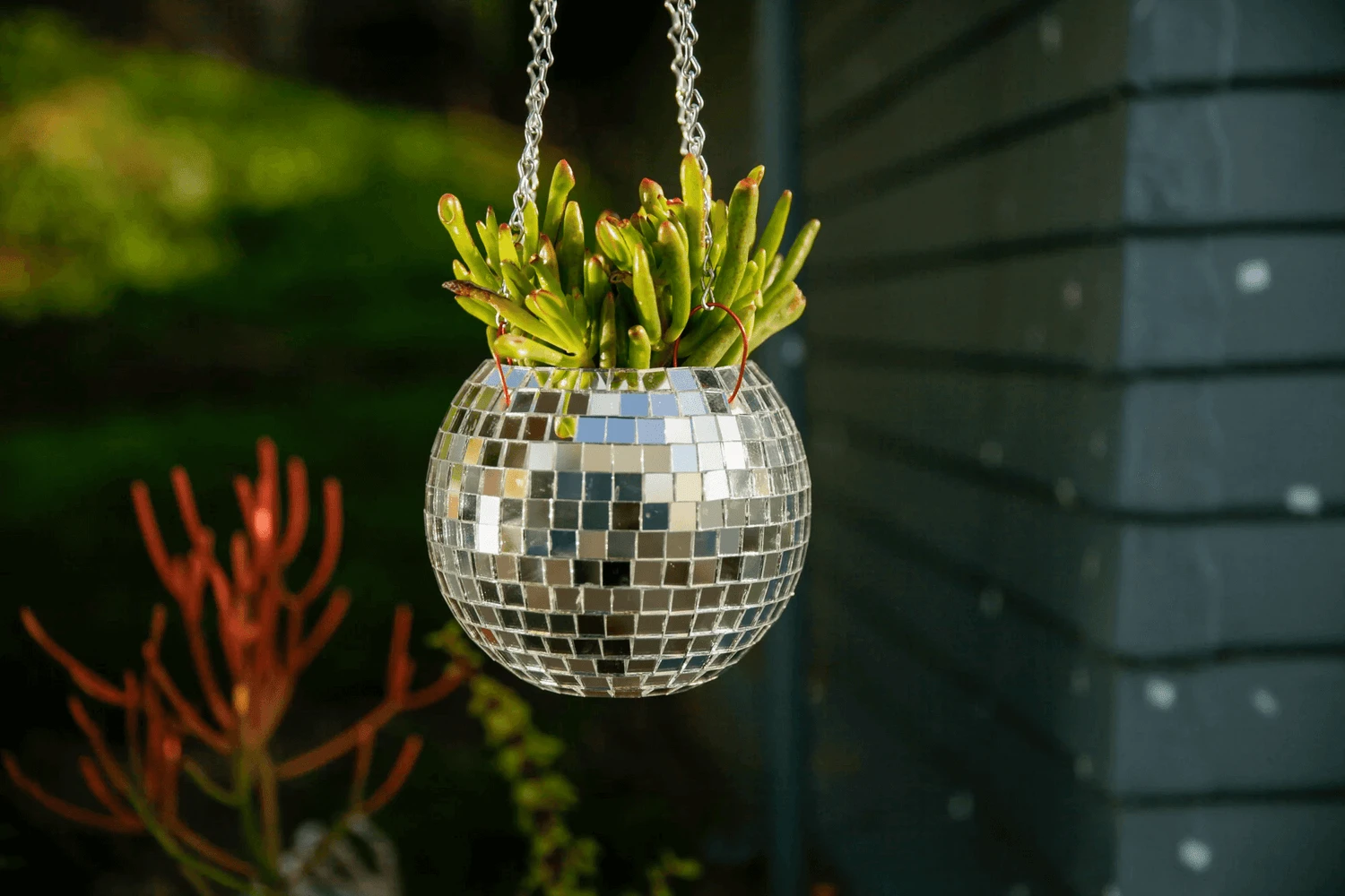 Disco Ball Planter