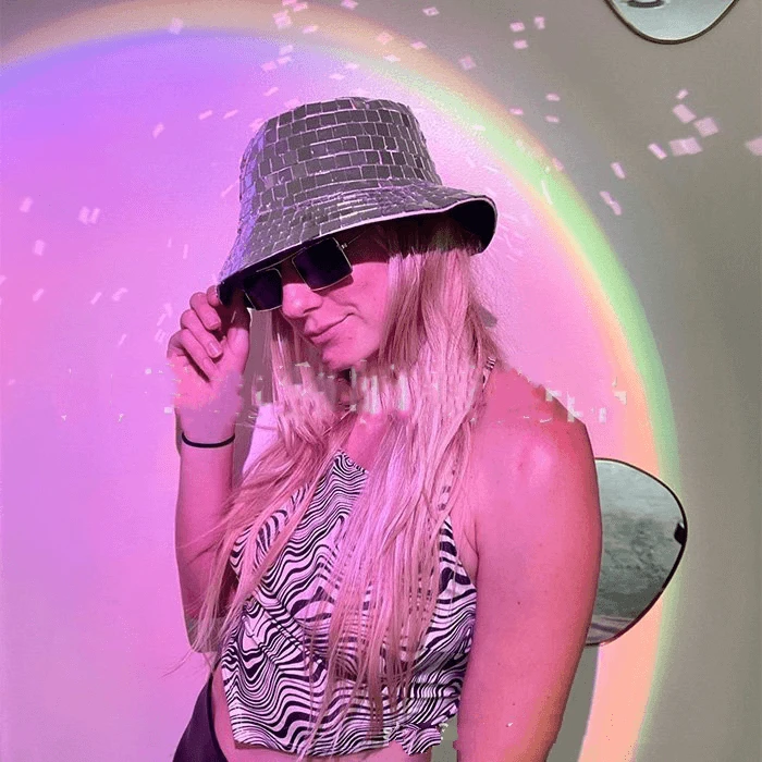 Disco Ball Hat