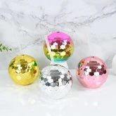 Disco Ball Cups with Straw