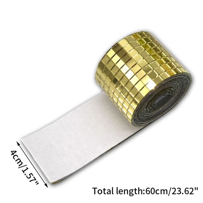 Gold Disco Ball DIY Stickers
