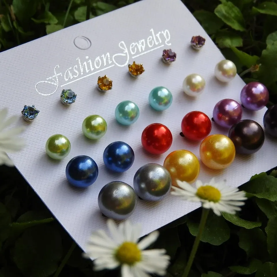 Disco Ball Earrings and Bracelet