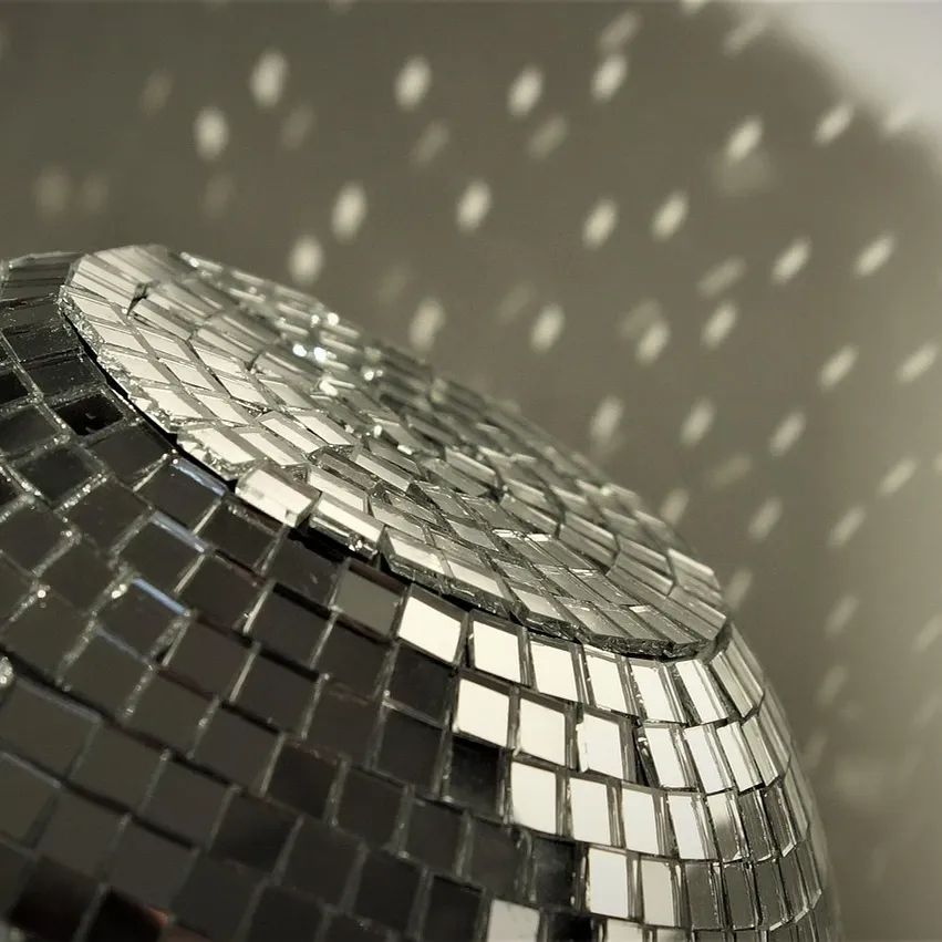 Disco Ball Colorful Poster
