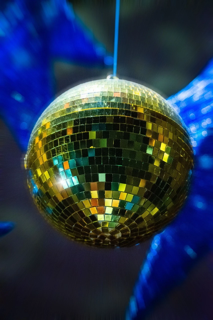 Disco Ball Neon Wall Art