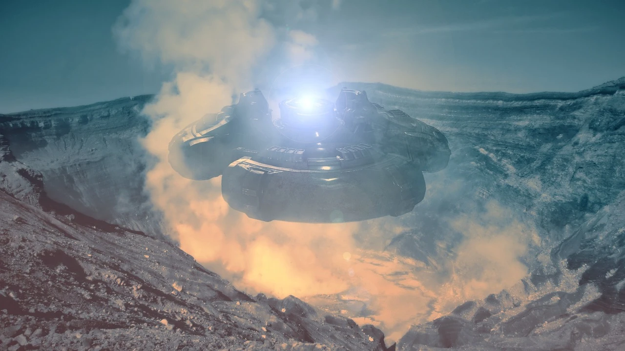 Disco Ball UFO Saucer
