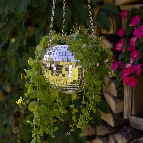 Glitter Ball Planter