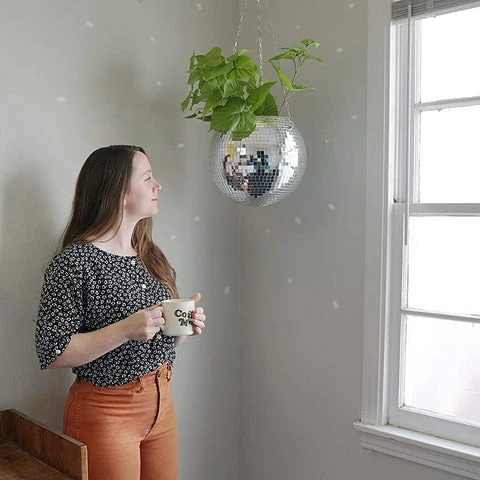 Disco Ball Planter