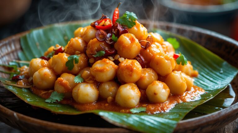 Cilok Kenyal Pedas Saus Kacang Nendang – Authentic Indonesian Snack