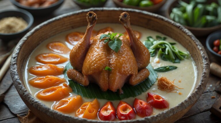 Cara Membuat Kari Ayam Santan Lite, Wangi & Creamy